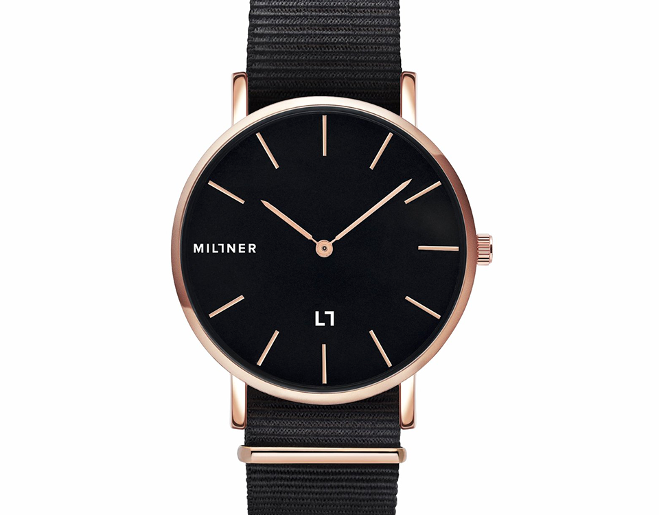 MILLNER HALLFIELD – BLACK FABRIC